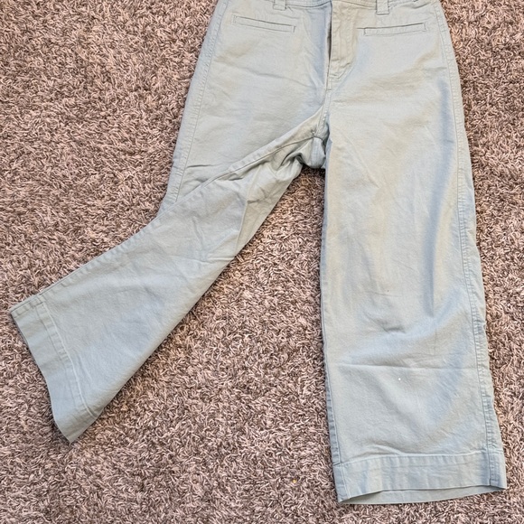 A New Day Cropped Pant Wide Leg Stretch Pastel Blue size 4 - Picture 4 of 7